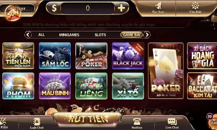 Mậu Binh Sunwin là game bài đặt cược uy tín nên thử